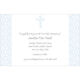 Elegant Pastel Blue Cross Invitations Image 3 of 3